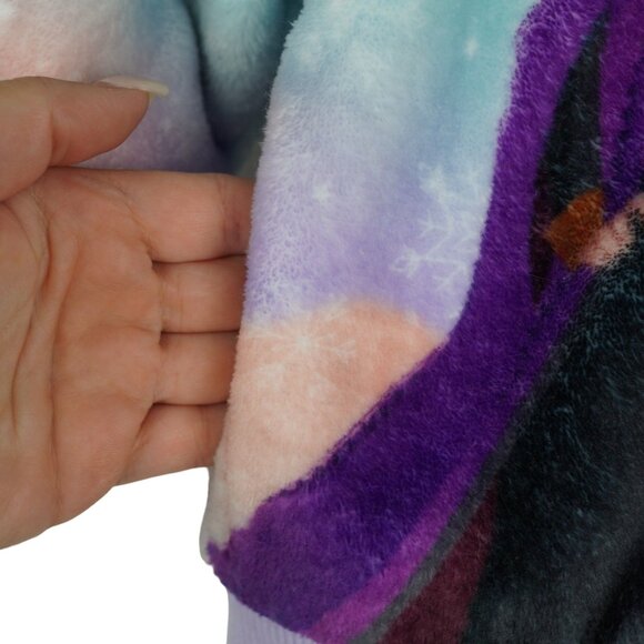 Disney Frozen Kids Hooded Jacket With Elsa & Anna Print Size‎ 3T 100% Polyester - Picture 3 of 5